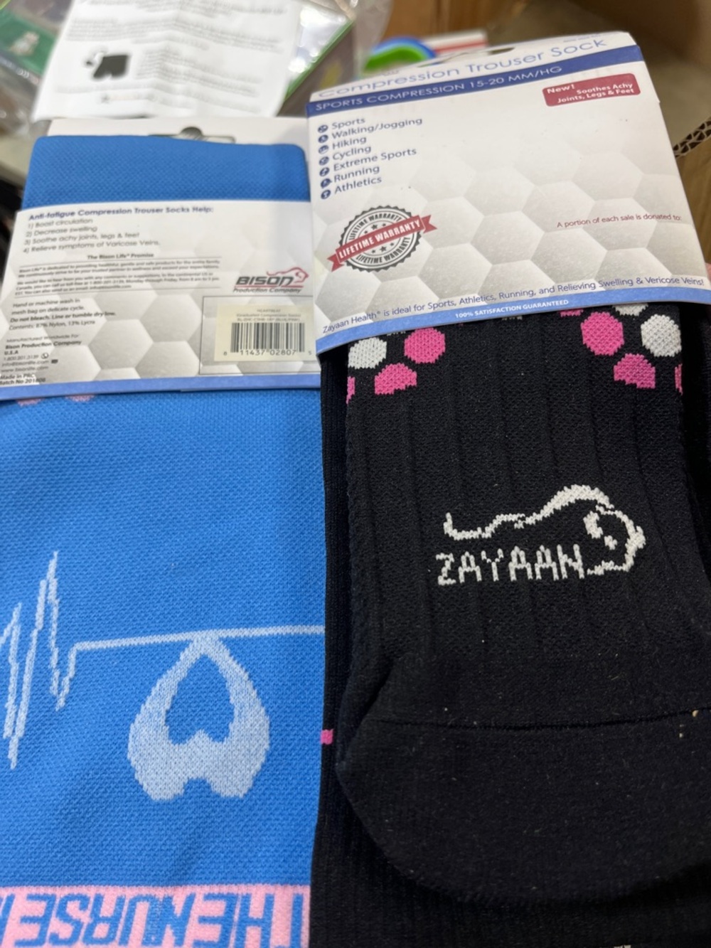 $100/$18 4 pair medical grade compress socks - Picture 5 of 6